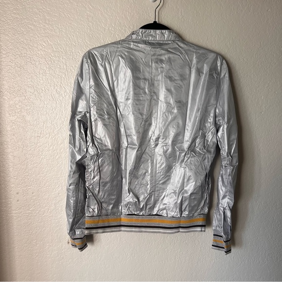 Chrome Silver Old Navy Sport Jacket Medium - Picture 2 of 3
